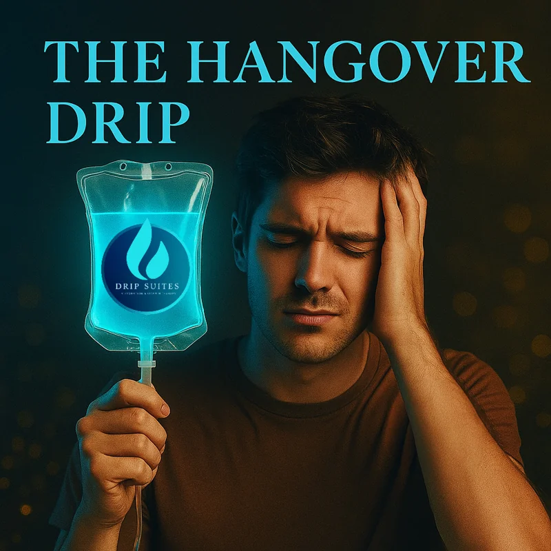 The Hangover Drip original Drip Suites promotional artwork